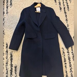 Reposh! Mango women’s wool coat US size XS color Navy